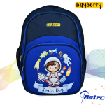 Bayberry Astro Series Space Boy Kids School Bag – Navy Blue Space Theme Backpack